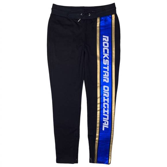 NEW ROCKSTAR ORIGINAL men's sweatpant in black - Picture 1 of 2